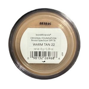 NEW Warm Tan 22 BareMinerals Original Loose Powder Foundation spf 15